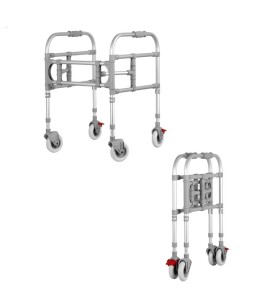 Movable walker with 4 wheels ( with 2 brakes)