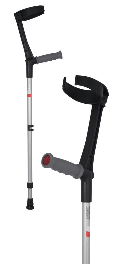 elbow crutch with soft universal handle