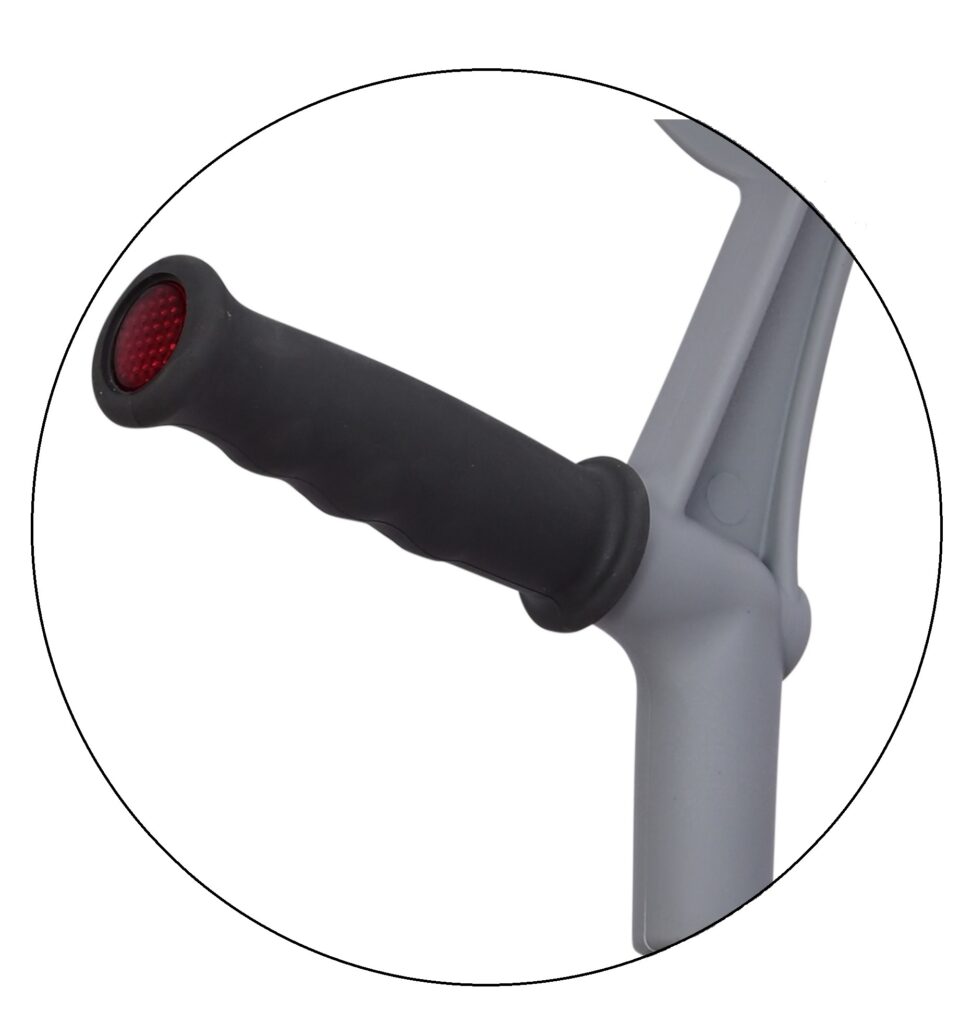 elbow crutch with soft universal handle